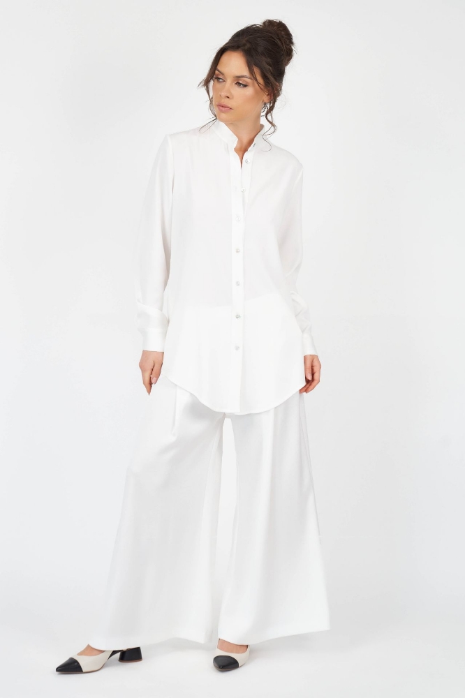 Picture of Adrienne Longline Jacket Ivory