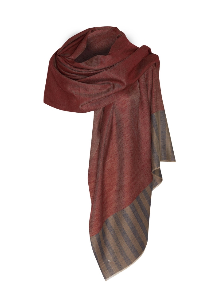 Picture of Cashmere Wrap Rust/Gold