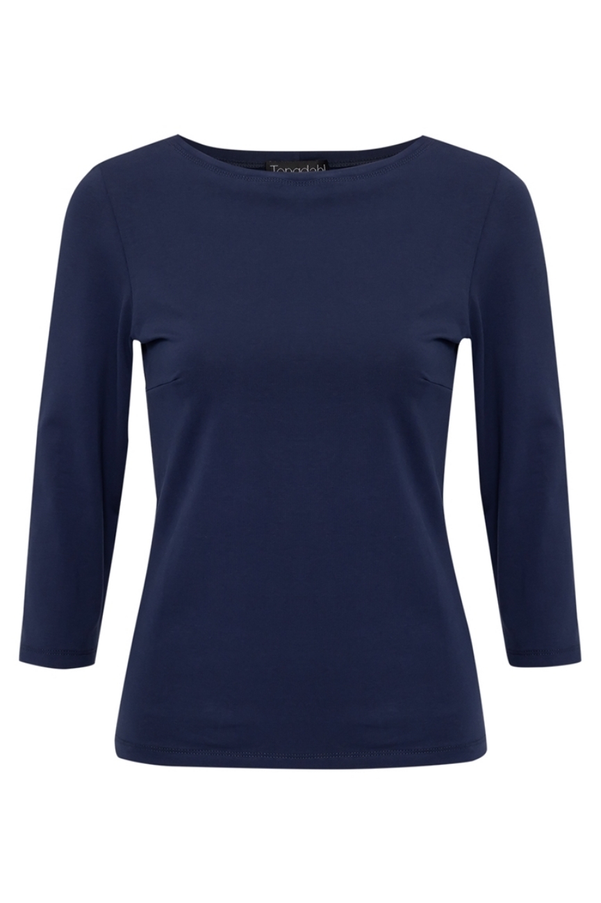Picture of Kate Classic 3/4 Sleeve T-Shirt Navy