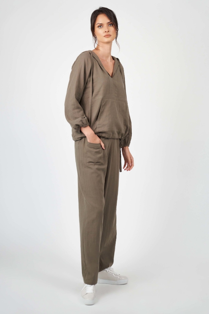 Picture of Florence Drawstring Pants Olive
