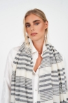 Picture of Carmen Wrap Grey Stripe 