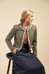 Picture of Kiko Classic Tweed Jacket Peridot