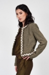 Picture of Kiko Classic Tweed Jacket Peridot