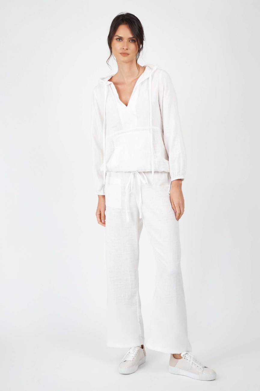 Picture of Florence Drawstring Pant White