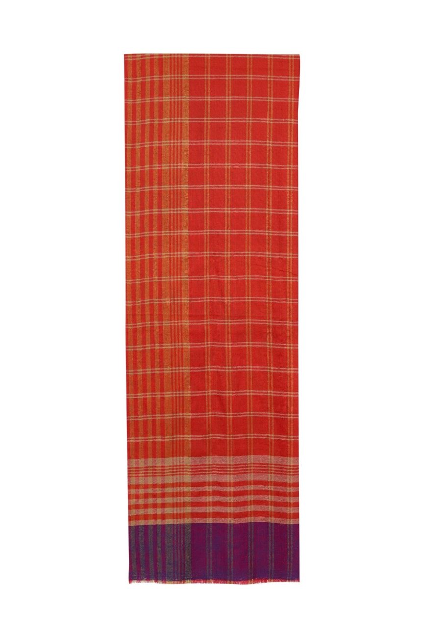 Picture of Cashmere Wrap Red & Violet Check
