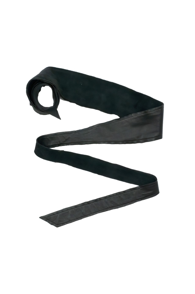 Picture of Leather Obi Belt Black