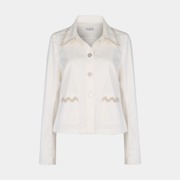 Picture of Jacqueline Short Jacket  White