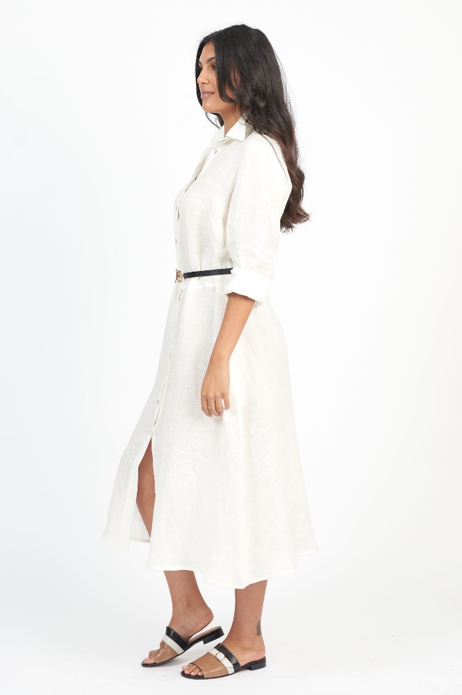 Picture of Katherine Shirtmaker Dress Ivory
