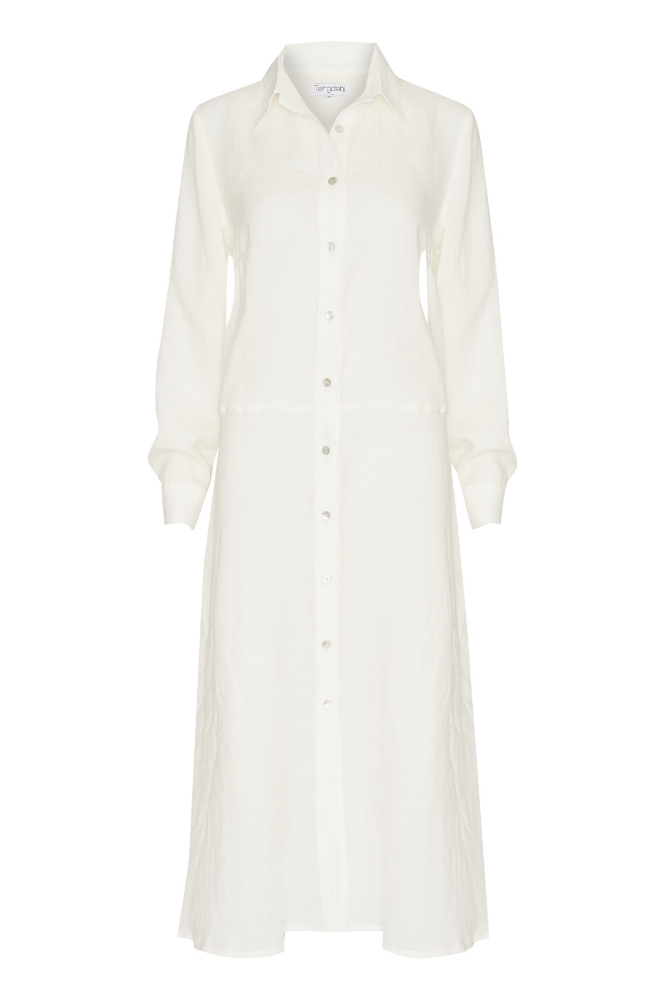 Picture of Katherine Shirtmaker Dress Ivory