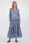 Picture of Charlotte Dress Marine Print