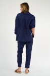 Picture of Christie Silk Shirt Sapphire