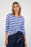 Picture of Kate 3/4 Sleeve T Marine