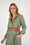 Picture of Kate Wide Belt Tan 