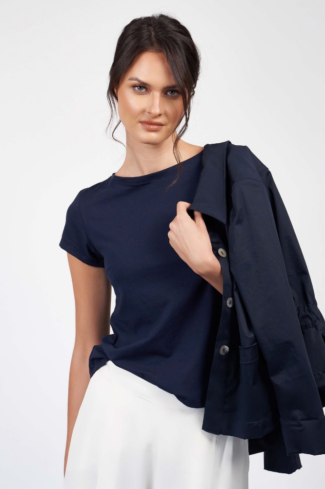 Picture of Kate Classic T-Shirt Navy