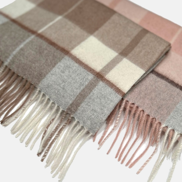 Picture of Millie Scarf Camel Check 