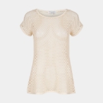 Picture of Celine Mesh Top Ecru