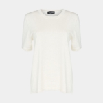 Picture of Lucy Cotton Cashmere T Ivory