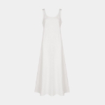 Picture of Coco Bias Dress White Linen