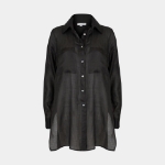 Picture of Camille Gathered Back Shirt Black