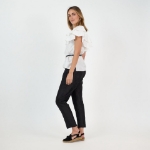 Picture of Chelsea Silk Capri Pants Black 