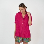 Picture of Christie Short Sleeve Blouse Fuxia