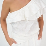 Picture of Freeda  Silk Top White