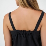 Picture of Elsa Linen Camisole Black