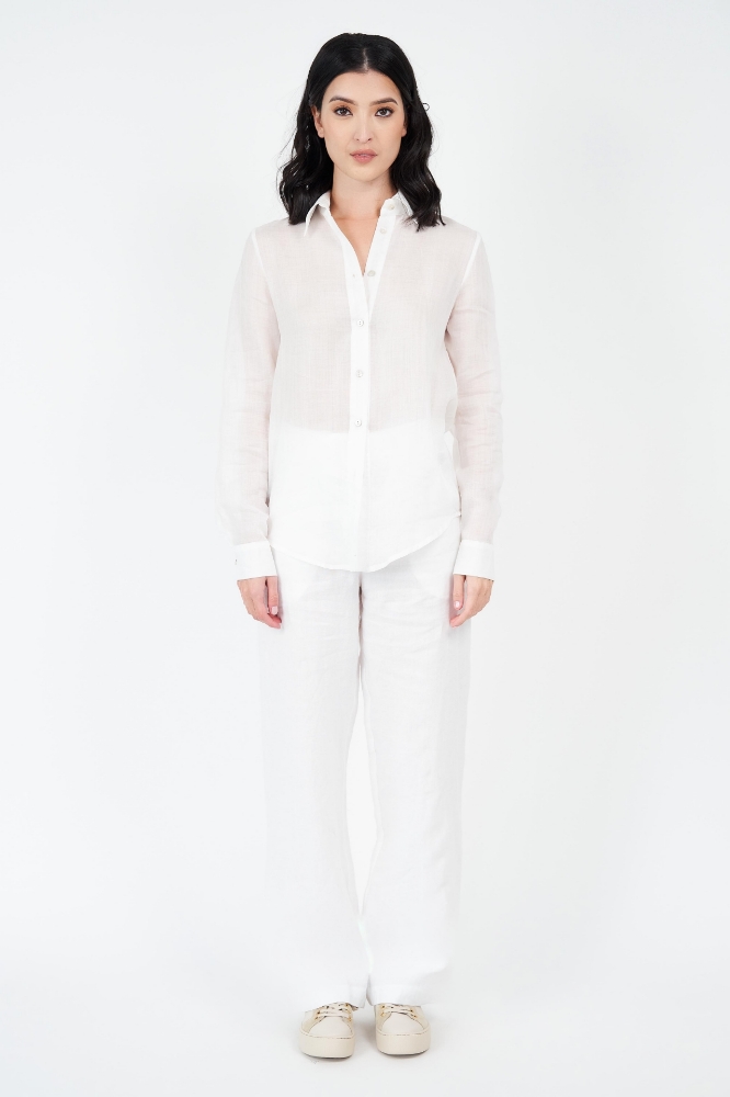 Picture of Penelope Linen Pant White