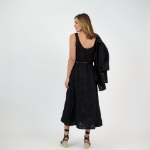 Picture of Coco Bias Dress Embroidered Black