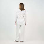 Picture of Adele Shirt Cotton Jacquard White 