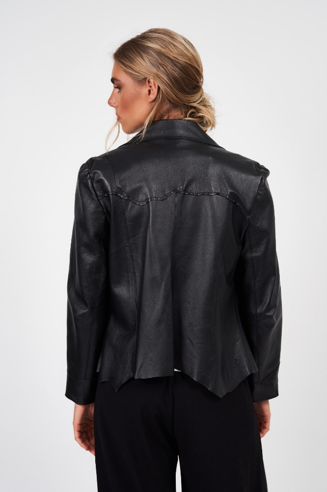 Picture of Juniper Leather Jacket Black