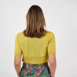 Picture of Camille Silk Cashmere Bolero Chartreuse