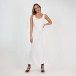 Picture of Coco Bias Dress White Linen