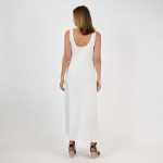 Picture of Coco Bias Dress White Linen